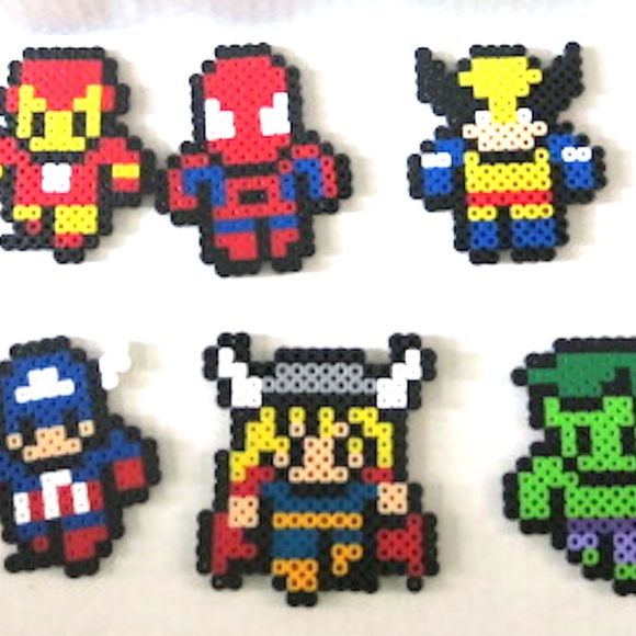 Perler Avengers Keychain or Magnets - Picture 8 of 8
